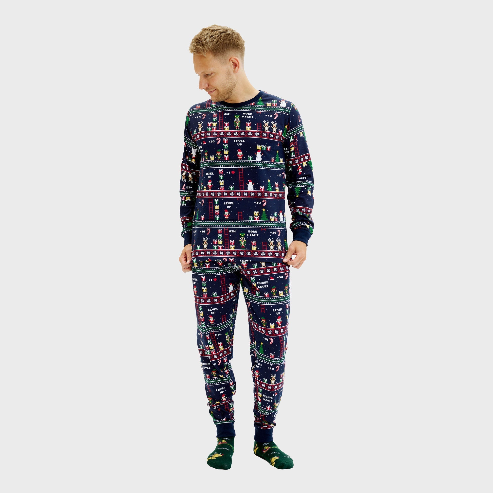 Vintage Gamer Christmas Pyjamas β Men